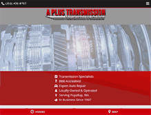 Tablet Screenshot of aplus-transmission.com
